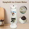 Commercial Ice Cream Noodle Shape Making Machine Stainless Steel Ice Cream Spaghetti Machine Spaghetti Press Ice Cream Maker 5