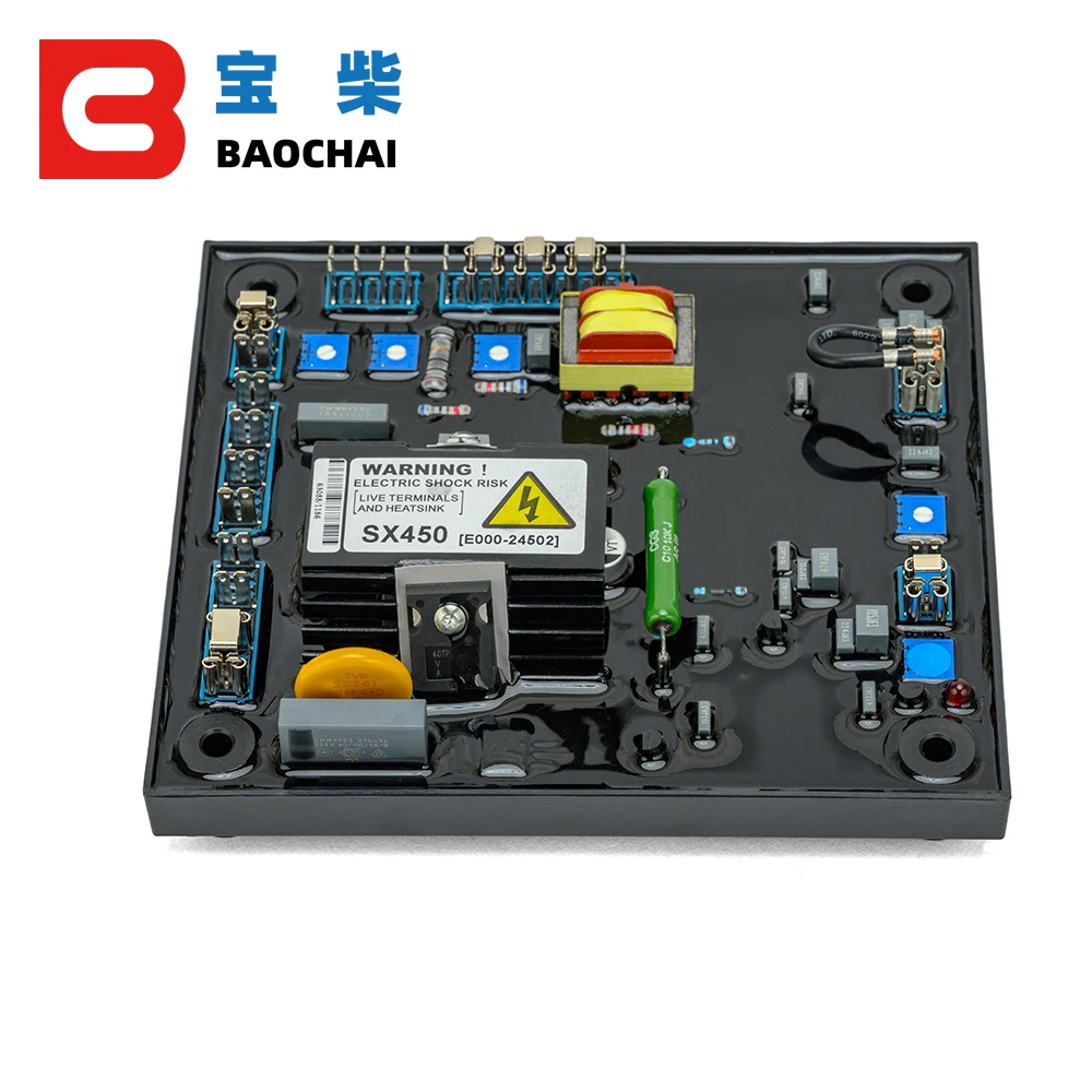 새로운 SX450 MX350 AVR 브러시리스 발전기 전압 조정기 범용 발전기 전자 보드