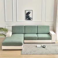 Waterproof Stretch Sofa Cushion Cover Jacquard Fabric Pure Sofa Cover Removable Protector Couch Cover Chaise Lounge Living Room 2
