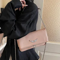 Nouveau sac messager bandoulière à chaîne, style français, classique, tendance et polyvalent, pour femme, modèle 2026, avec wi 4