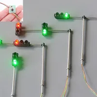 Ho Scale Railway Train Traffic Lights Sets 1:87 Model Lamp DIY Modeling Toys Architecture Building Materials for Diorama 1set 1