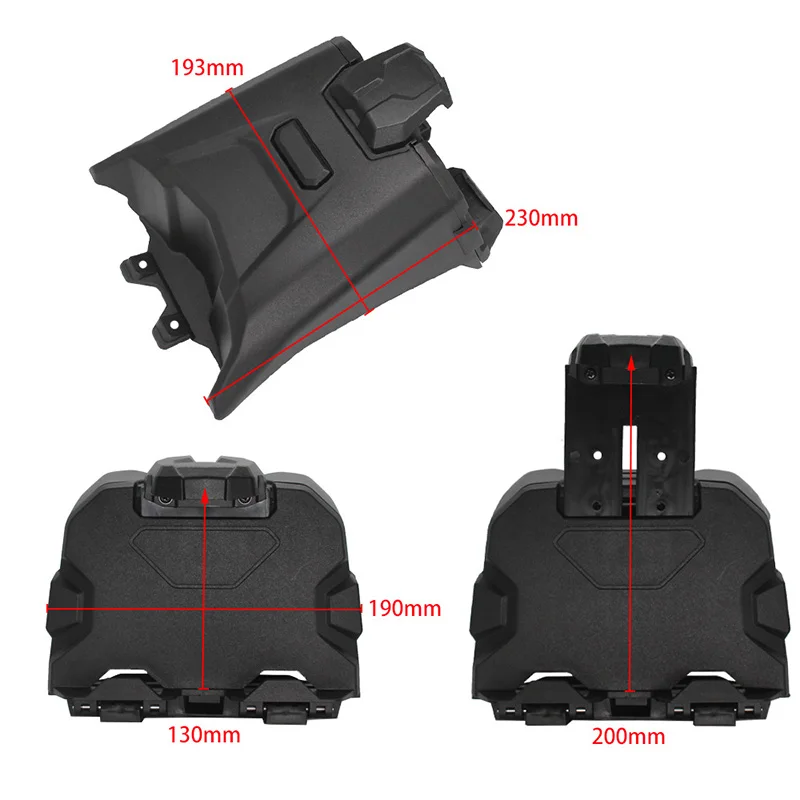 Smartphone Bracket with Integrated Storage and Organizer Tray for Can-Am Maverick X3 Accessories