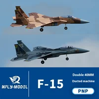 Xfly New 40mm F-15 Twin Engine Electric Ducted Fighter Hand Thrown Assembled Fixed Wing Model Toy Outdoor Remote Control Model 2