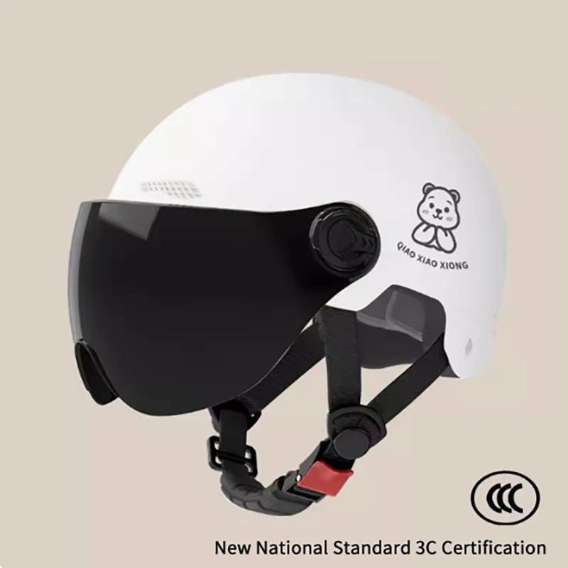 【Expert Recommended】 3C Certified Half Helmet for Adults Unisex for Electric & Motorcycle with Cartoon Design for Stylish Saf