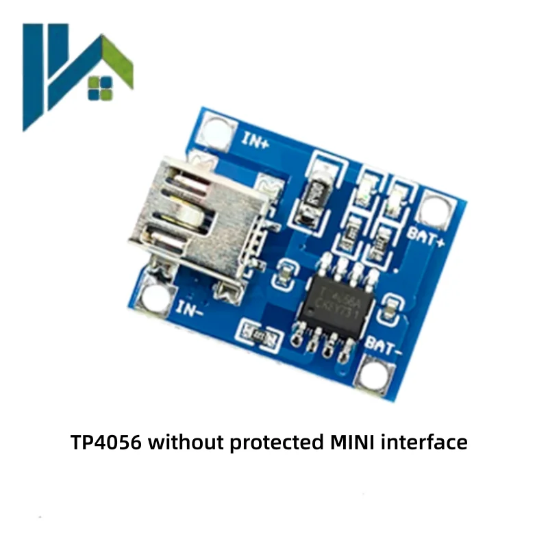 TP4056 18650 lithium battery 3.7v 3.6V 4.2V charging board 1A overshoot and over-discharge protection lithium battery charger lithium battery board battery protection module battery charger module battery protection board