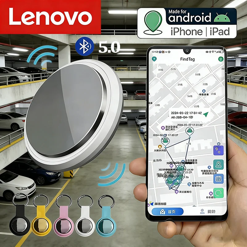 Lenovo Mini Smart GPS Tracker Bluetooth 5.0 For Android IOS thumbnail 6