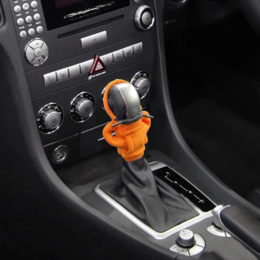 Universal Car Gear Shift Cover Gear Handle Knob Hoodie Cover