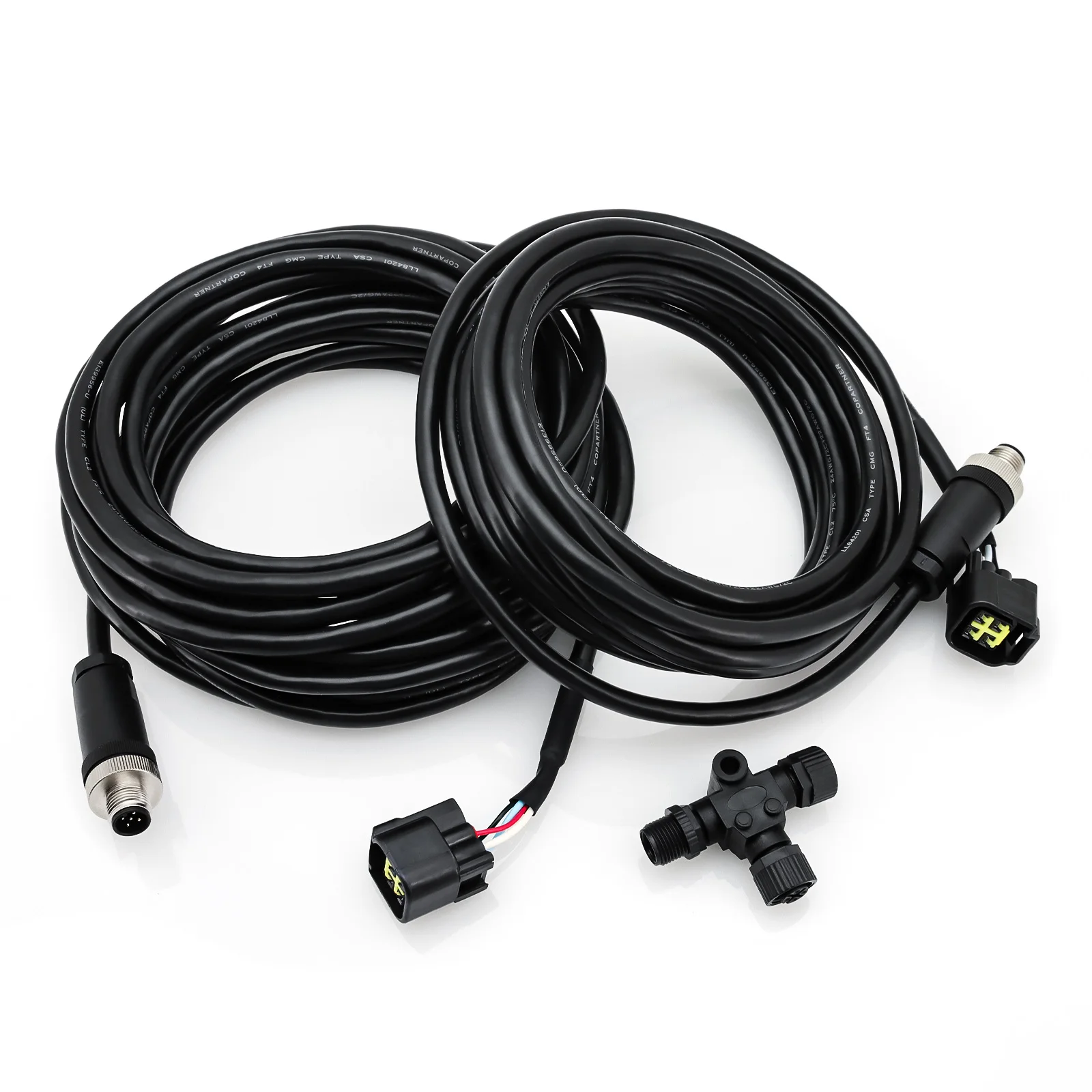 For HONDA Outboard Motor To NMEA2000 Network Cable 4.5 Meter / 7 Meter Engine Interface Cable Sockets with '' T '' Connector