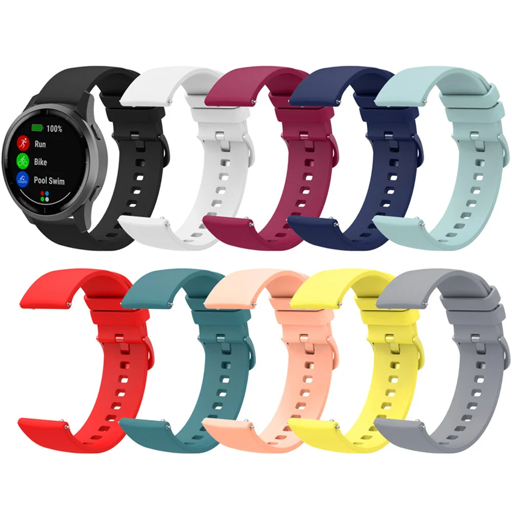Versatile Smartwatch Replacement Wristband Strap - 18mm/20mm/22mm