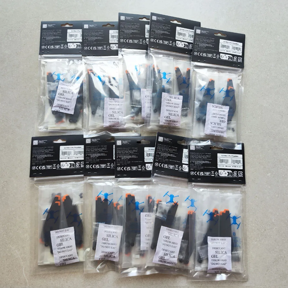 Kit de réparation pour DJI Mini 3 Pro et Mini 4 Pro montrant les composants de rechange.