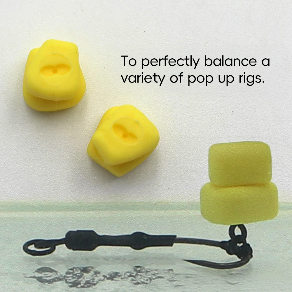 10Pcs Double Corn Shaped Boilie Bait Carp Bait Pop Up Boilies Hair Rig Stops Carp Barbel Fishing Tackle for Making Boilies