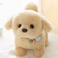 Children Electronic Toys Walking Will Call Electric Plush Simulation Puppy Teddy White Rabbit Bear Baby Girl Boy Birthday Gift 1