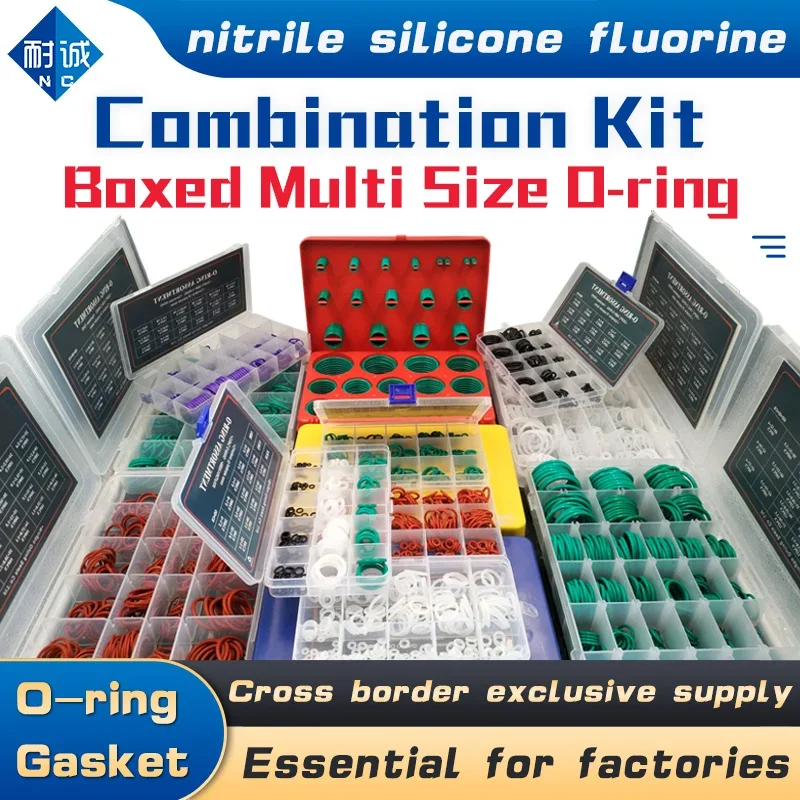 Bigbox boxed nitrile silicone fluorine rubber repair kit sealing valve waterproof combination kit gasket o-ring faucet machine