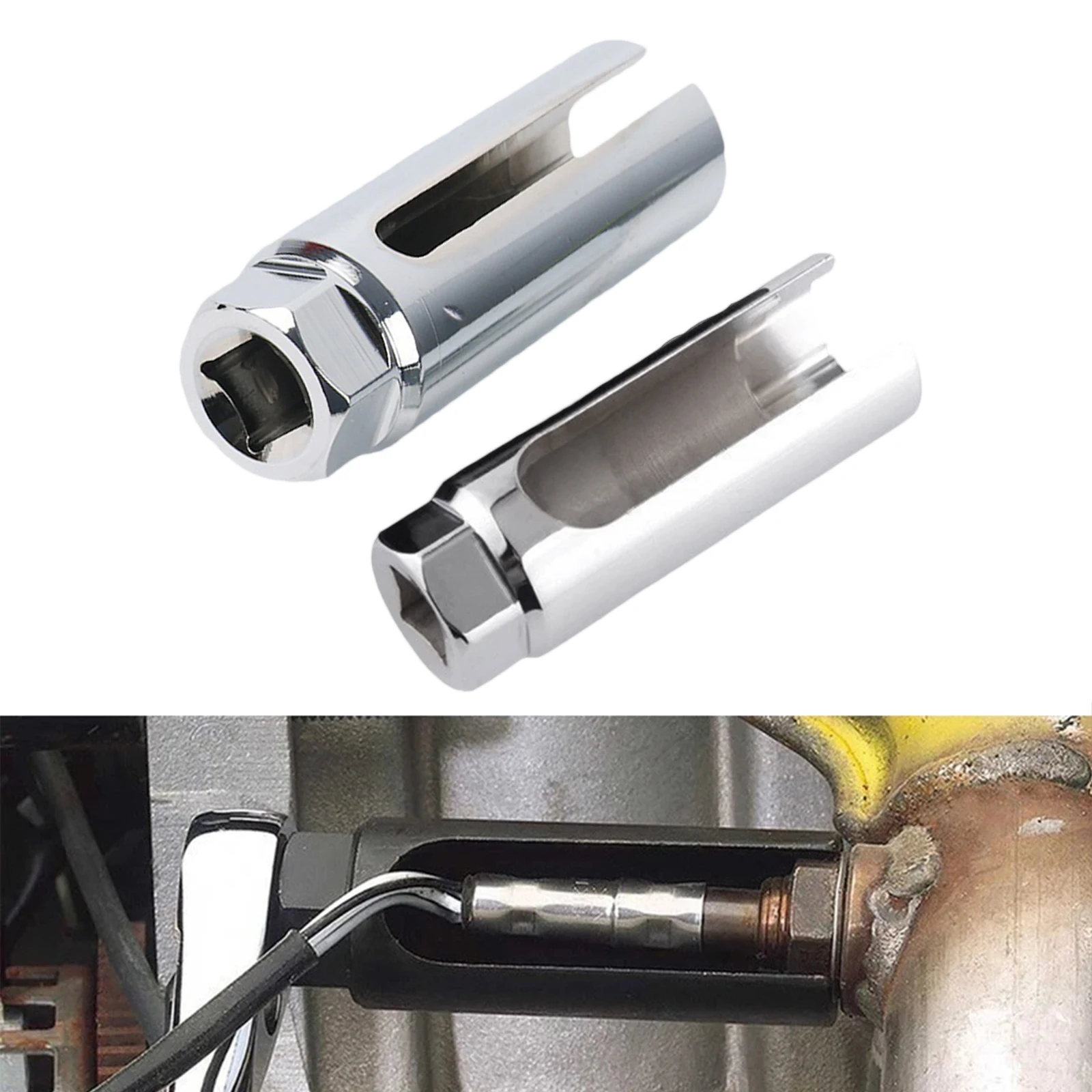 Universal 22mm 1/2" Drive Oxygen Sensor Sleeve Socket Wrench