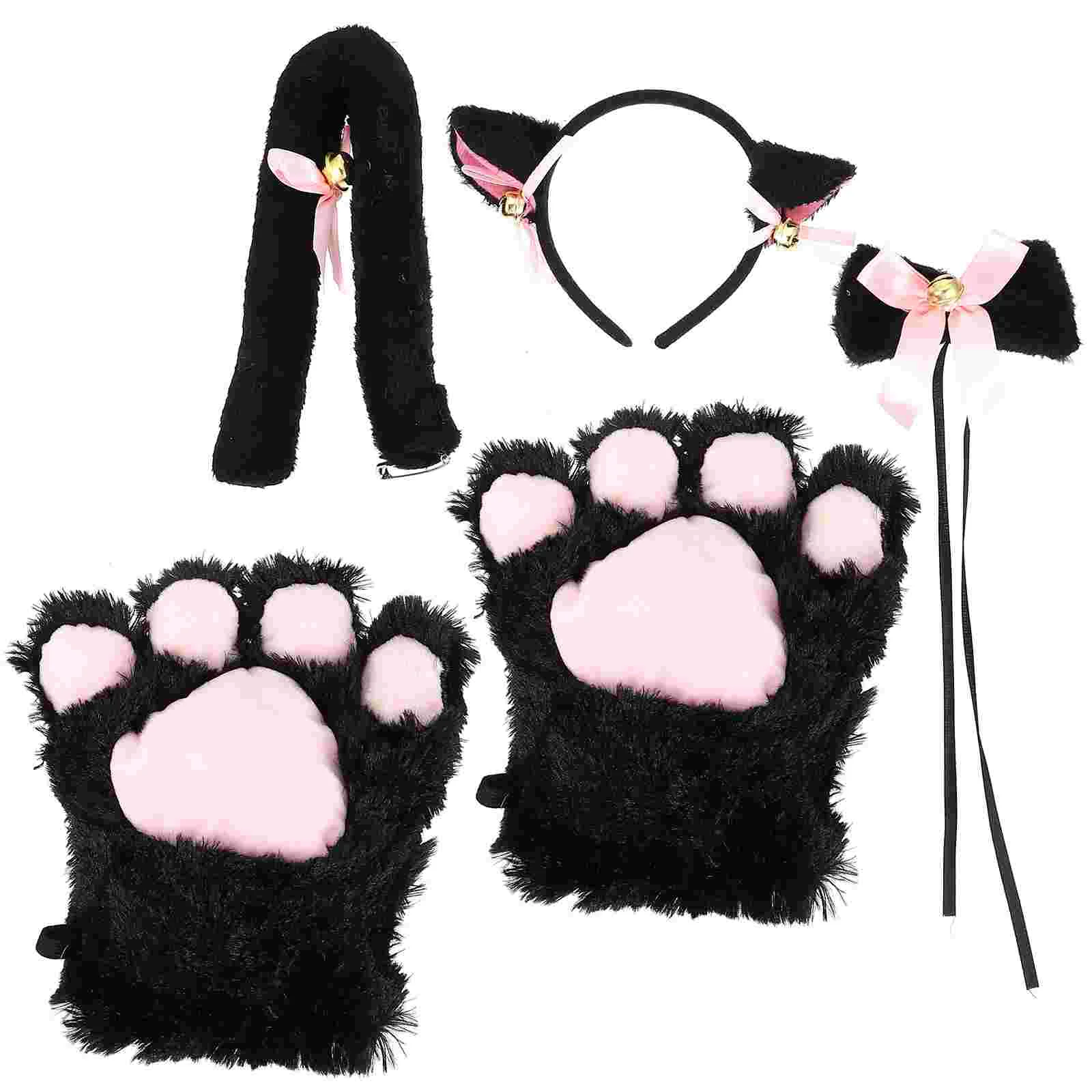 

Cat Paw Suit Kids Clothes Party Cosplay Outfit Props Prom Costume Kitten Simulation Plush Role-playing Masquerade Women's