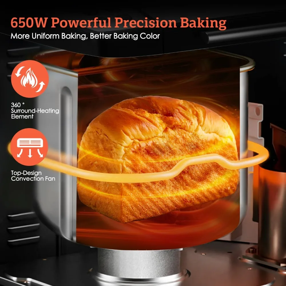 2LB Bread Maker, 19-in-1 Automatic Bread Machine Stainless Steel with Ceramic Pan, 15H Timer & 1H Keep Warm 4