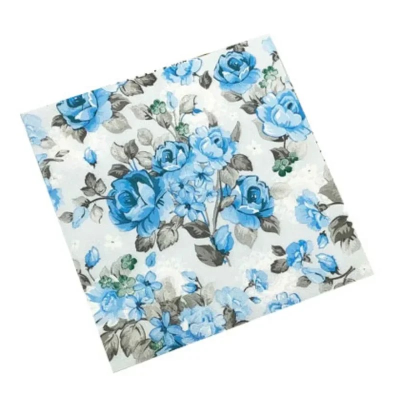 Colourful Napkins Printed Square Paper Napkins Restaurant Floral Facial Tissue Hotel Wedding Table Setting Pure Wood Pulp Paper paper napkins