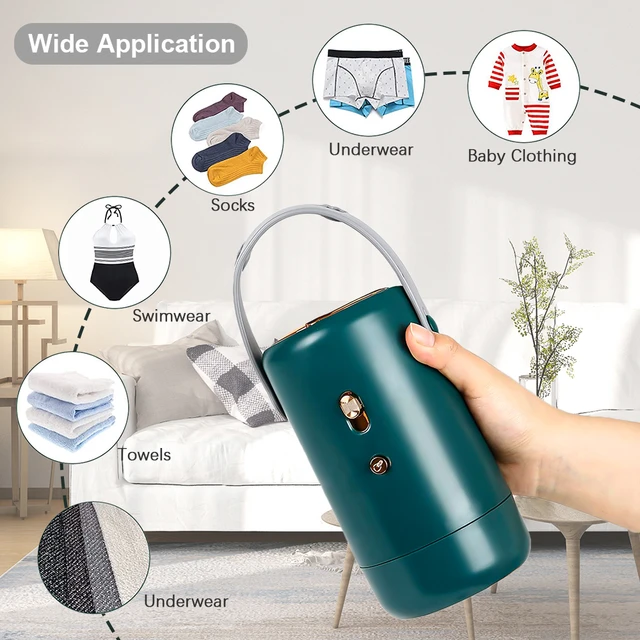 Mini sèche-linge portable avec sac, sèche-linge multifonctionnel,  sous-vêtements, maillot de bain, chaussettes, chaussures - AliExpress