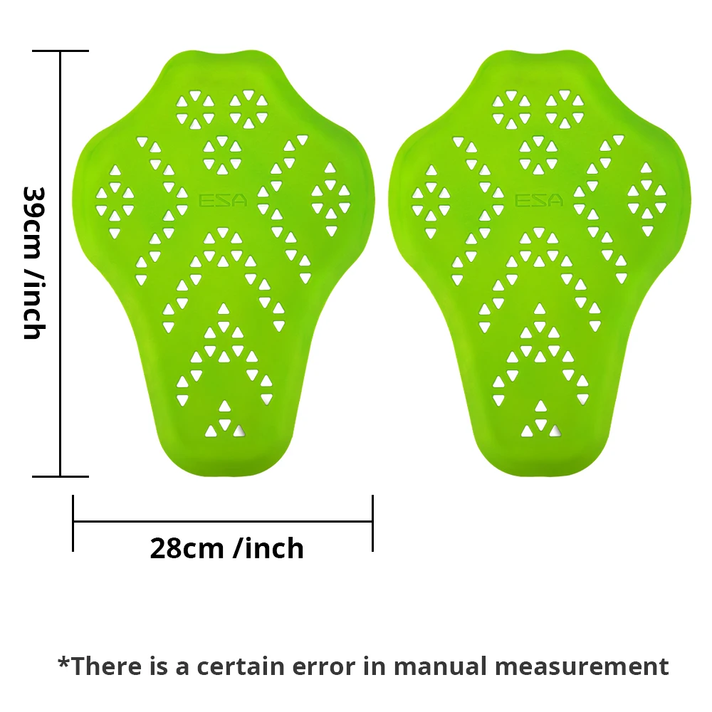 CE Certified Motorcycle Armor Jacket Insert Back Protector Universal Anti-Shock Rider Armor Back Spine Protective Pad