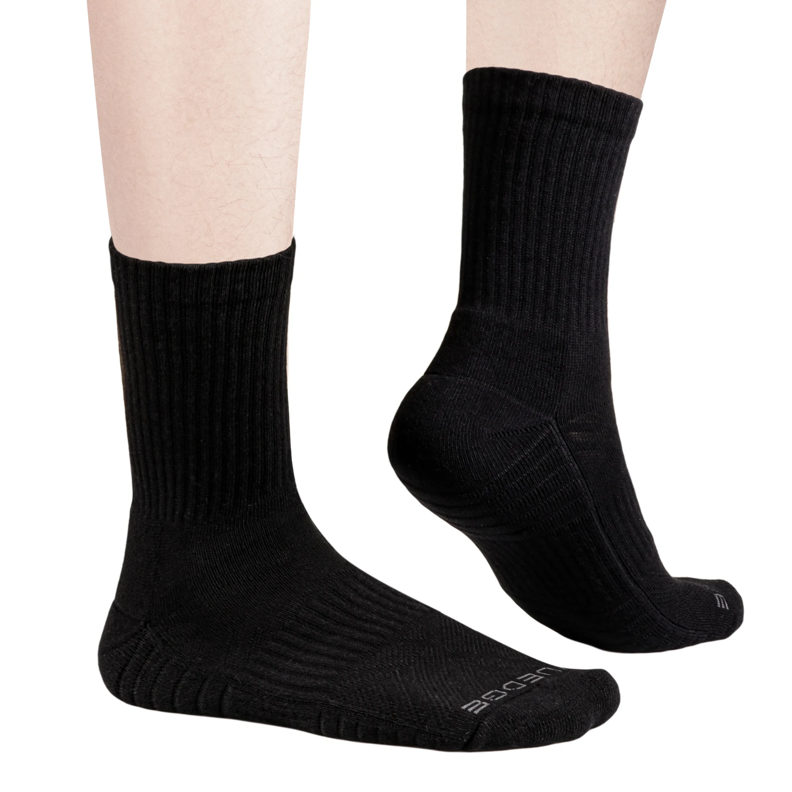 YUEDGE Men Thick Breathable Cotton Cushion Crew Outdoor Sports Hiking Trekking Socks Work Boot Socks For Men 37-46 EU hiking socks