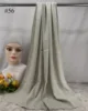Mini Hijab Modal avec sous-bonnet – Ensemble Basique Extensible, Foulard Fin et Respirant, Protection Solaire, Voile 165*50cm