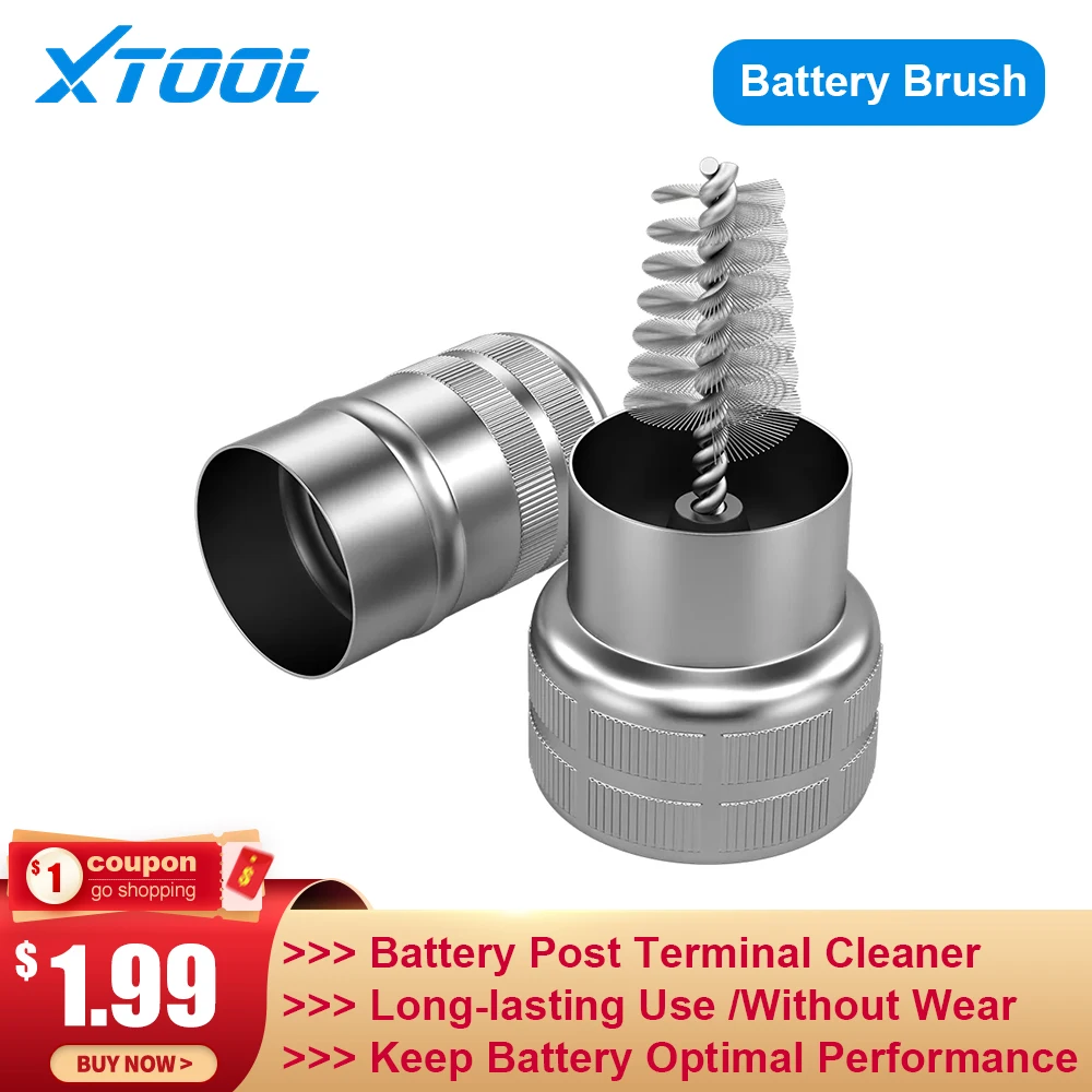 Battery Brush Battery Post Terminal Cable Cleaner Hand Tool Dirt