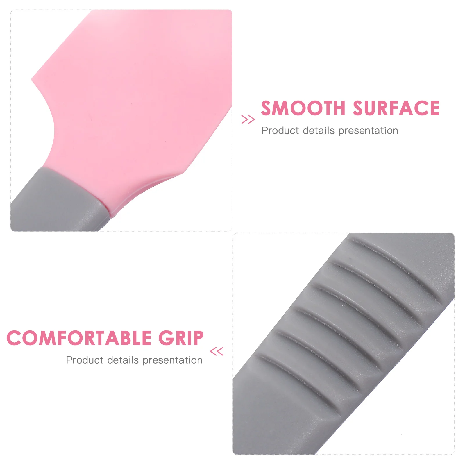 2 Pcs Silicone Wax Spatula Waxing Stick Applicator Spatulas Body Moisturizers Scraper Sticks Removal Silica Gel Non-stick Mini 2