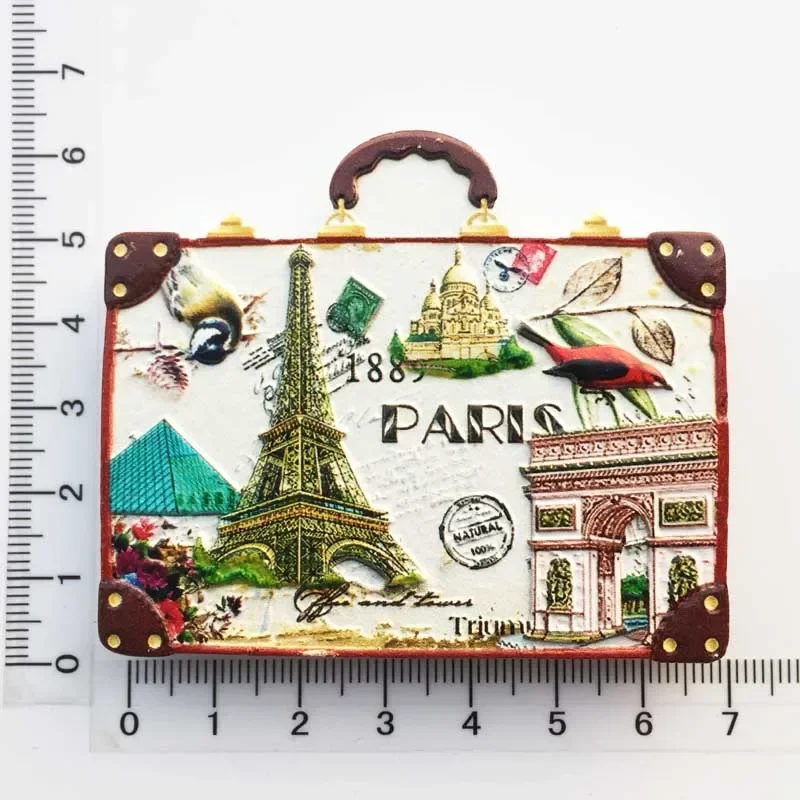 France Paris Fridge Magnetic Stickers Souvenir