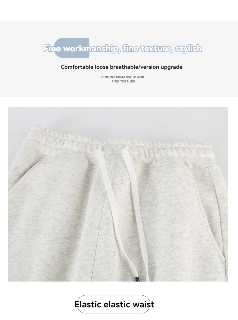 Fashionable Ultra-thin Cotton Neutral Capris Comfortable Versatile For Outdoor Training Loose and Breathable Shorts For Sports