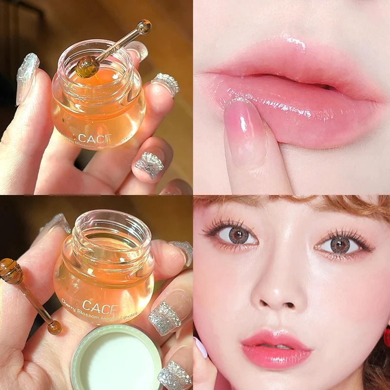 Pink Cherry Honey Moisturizing Lip Mask Peach Natural Unisex Lip