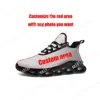 Nothing but HEAVY DUTY Flats Sneakers Mens Womens Sports Running Shoes Fashion Customization Shoes Lace Up Mesh Footwear Black 3