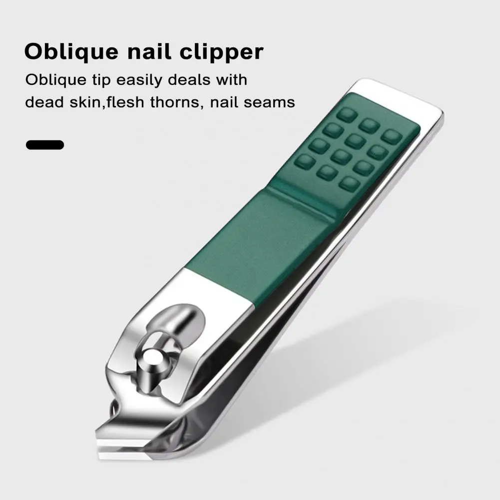 

Portable Nail Grooming Set Nail Clippers Set Portable Stainless Steel Manicure Set with Faux Leather Case Nail Care for Grooming