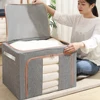 Large Quilt Storage Bag Foldable Storage Organizers Clothes Blanket Organizer Box Dust-proof Wardrobe Clothes Cabinet Organizer 3