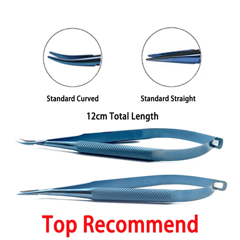 Pince De Castroviejo Droite Et Incurvée - Jauge De Crête 0-40 Mm - 17 Cm - Pour Chirurgie Dentaire Et Médicale