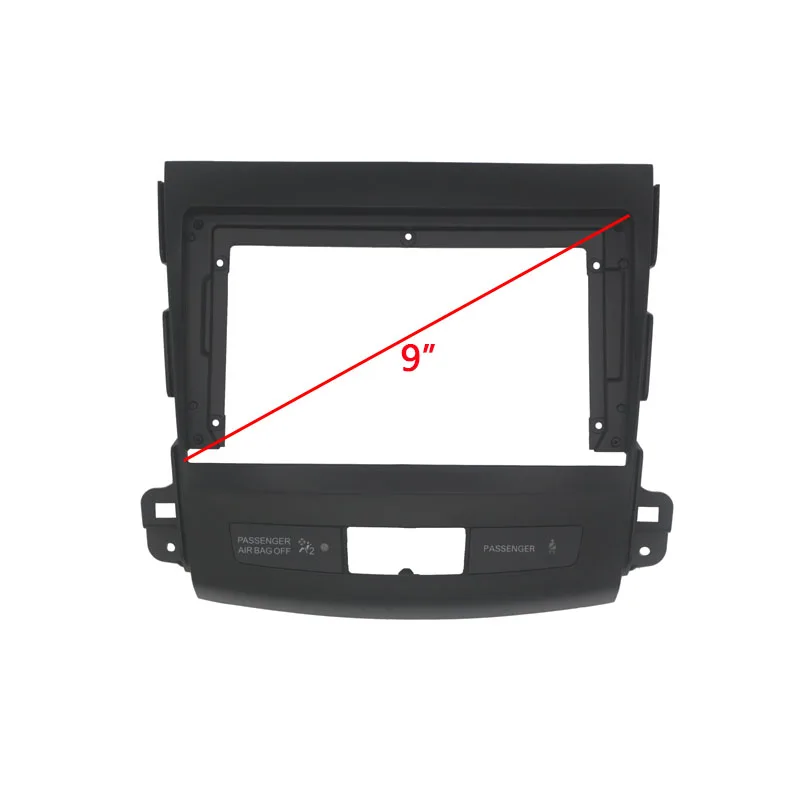 Mitsubishi Outlander XL/Citroen C-Crosser/Peugeot 4007 ڵ ׷   г  ̽ ÷Ʈ  2 Din Car Radio Fascia