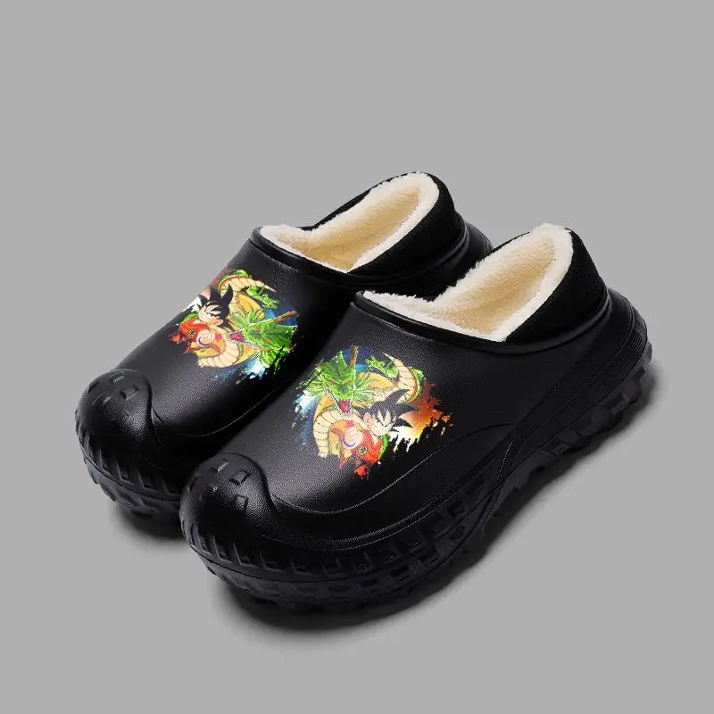 Dragon Ball Goku Baumwoll-Hausschuhe, neue Winter-Plüsch-warme Baumwollschuhe für Studenten, Paare, wasserdicht und schmutzabweisend, Geburtstagsgeschenk – Detail 13