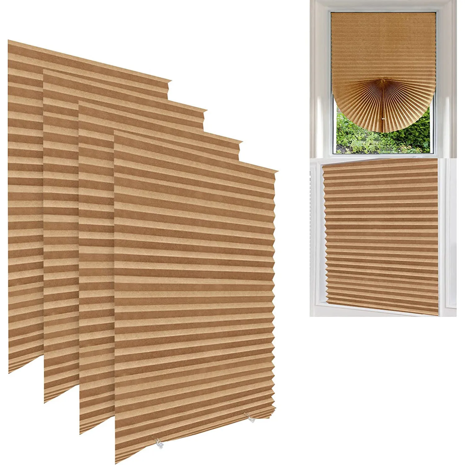 Window Blinds Zebra Window Blinds Room Darkening Shade for Window French Door Kitchen Bathroom