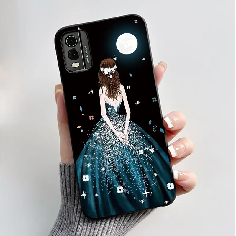 Black Soft Silicone TPU Luxury Fashion Flower Butterfly Phone Case