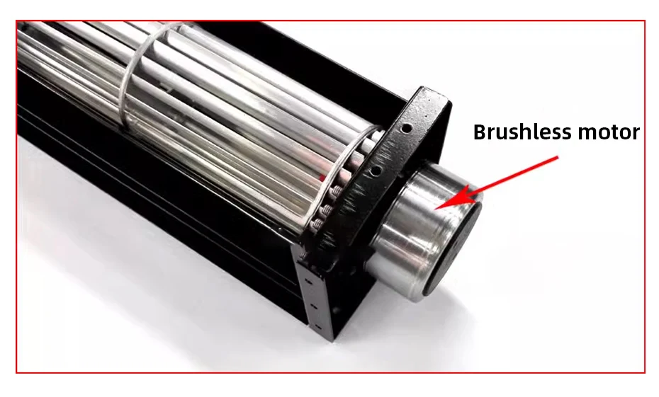 40cm Cross Flow Ventilation Blower Brushless DC Fan DC24V with Ball Bearing Large Air Volume Quiet Operation for Cooling Systems