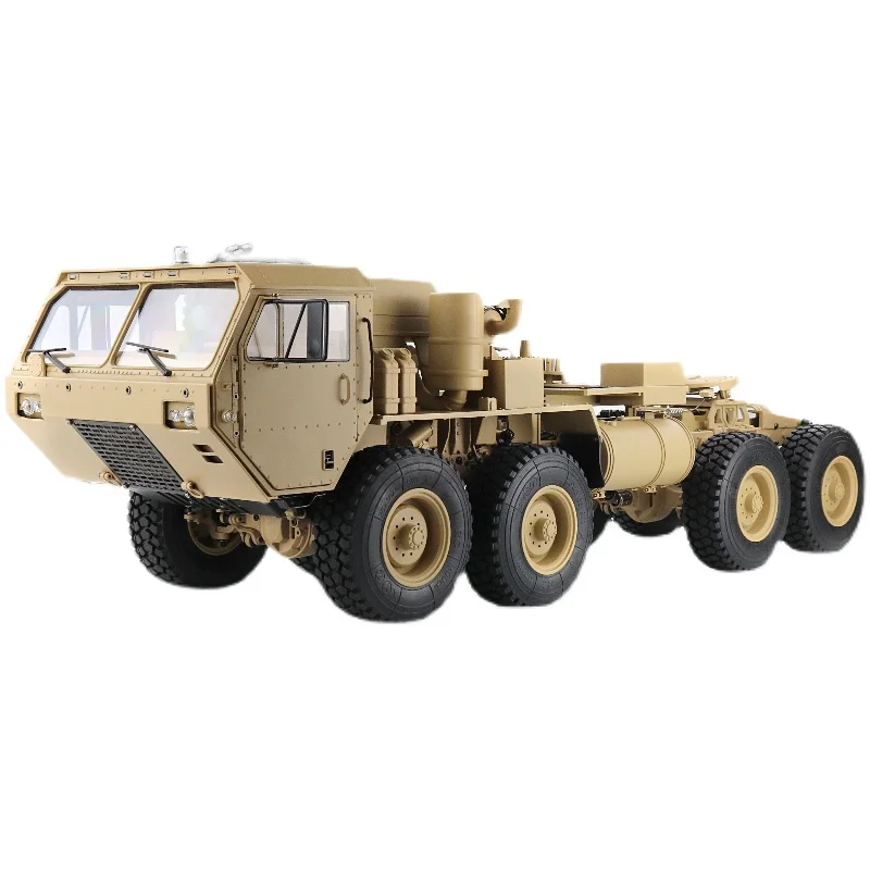 1/12 RC 8X8 Drive Military Truck Trailer Professional Electric Heavy Hill Climbing Off-road Truck Dump Truck Semi-trailer 3