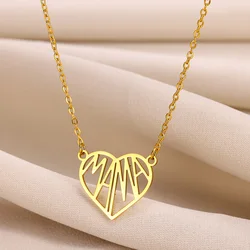 Elegant Stainless Steel Heart Necklace - Trendy Lip Chain Pendant Jewelry Gift (Gold)
