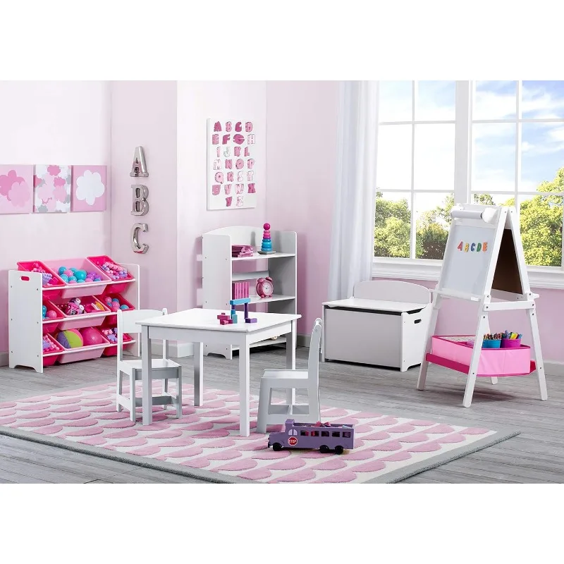 Kids Wood Table and Chair Set 2