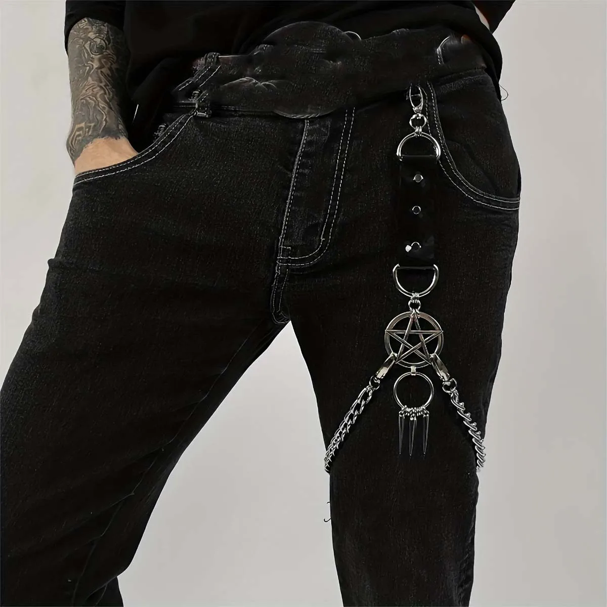 Leather Leg Harness Goth Thigh Harness Straps Sexy Garter Belt Bdsm Bondage  Legs Suspenders for Jeans Pants Men Accessories - AliExpress