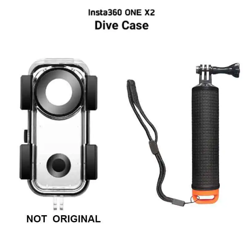 New 30M Waterproof Case For Insta360 ONE X2 Underwater Protection Box Diving Shell for 360 Panoramic Camera Accessories samsung galaxy flip3 case