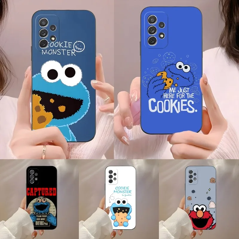 Sesam Cookie Monster Elmo Handy hülle für Samsung Galaxy A10 A52 A21