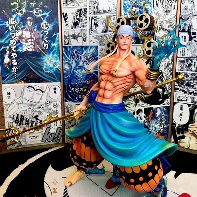 31cm Anime One Piece Enel Figure Thor Eneru Action Figures Statue