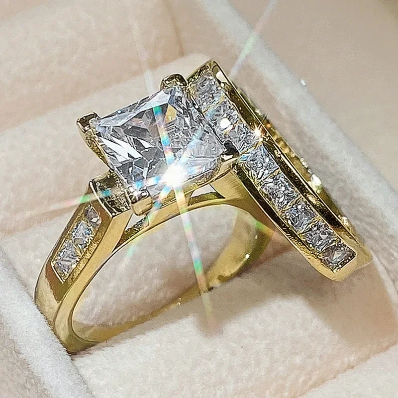 Joyería YaYI De Corte Princa, Anillos De Comprom... - Grandado
