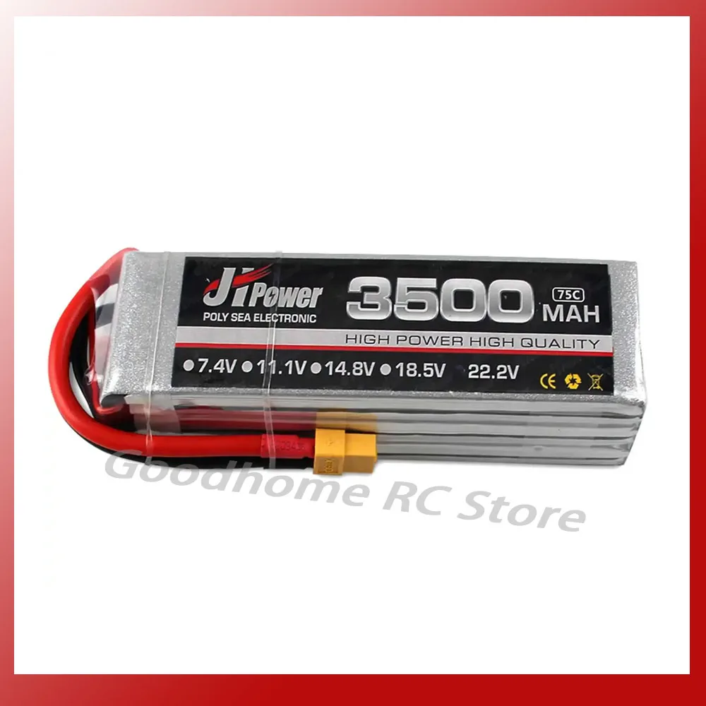 

JH Power 2S 3S 4S 5S 6S RC LiPo Battery 7,4 V 11,1 V 14,8 V 18,5 V 22,2 V 3500mAh 25C 35C 75C для радиоуправляемого автомобиля, вертолета, лодки, радиоуправляемого дрона