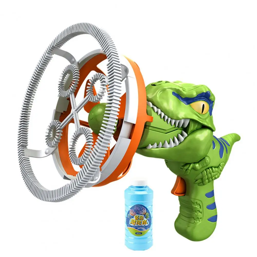 Bubble Blower ABS Bubble Blower Toy Cartoon Entertainment  Fashion Dinosaur Fan Bubble Machine 3