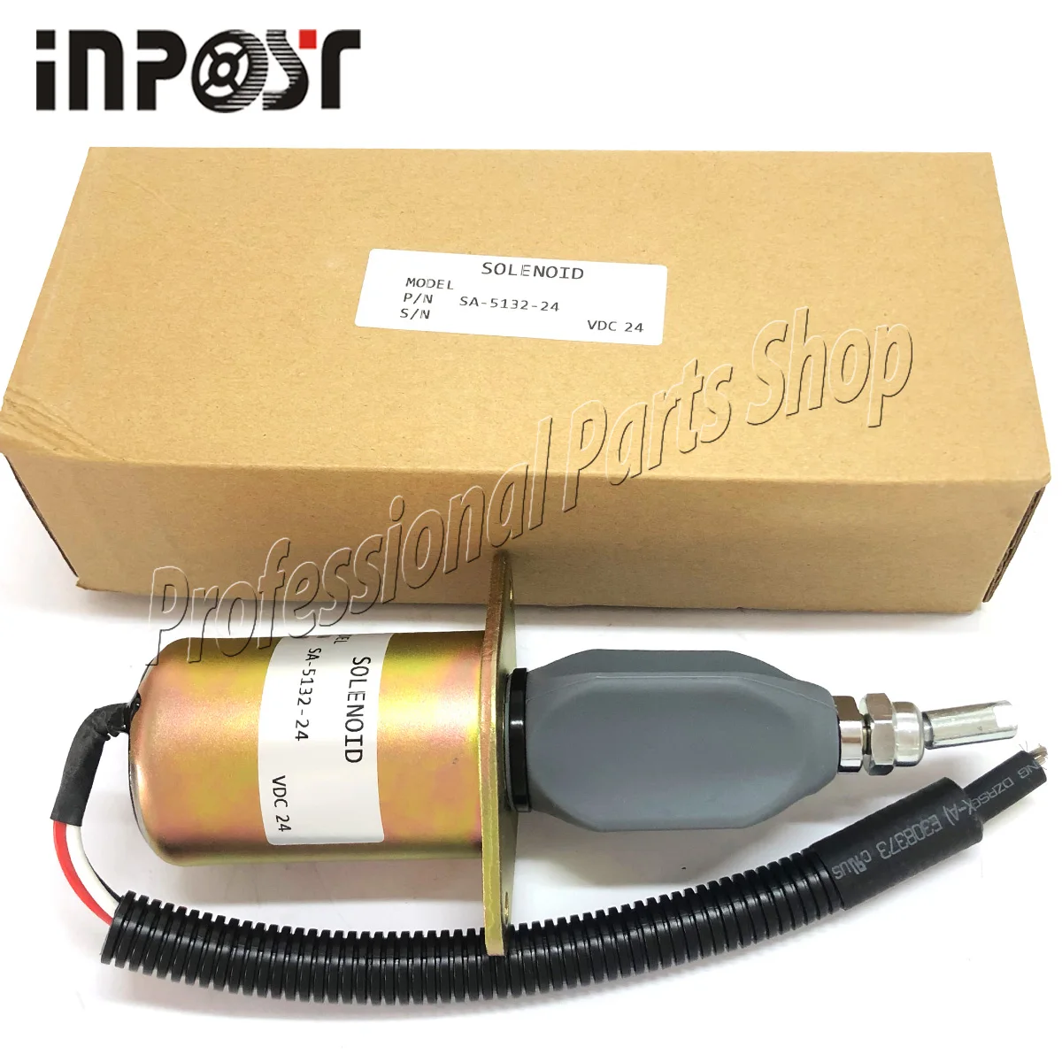 

SA-5132-24 24V Электромагнит отключения подачи топлива Valve 2003ES-24S7ULB5 для двигателя Deutz